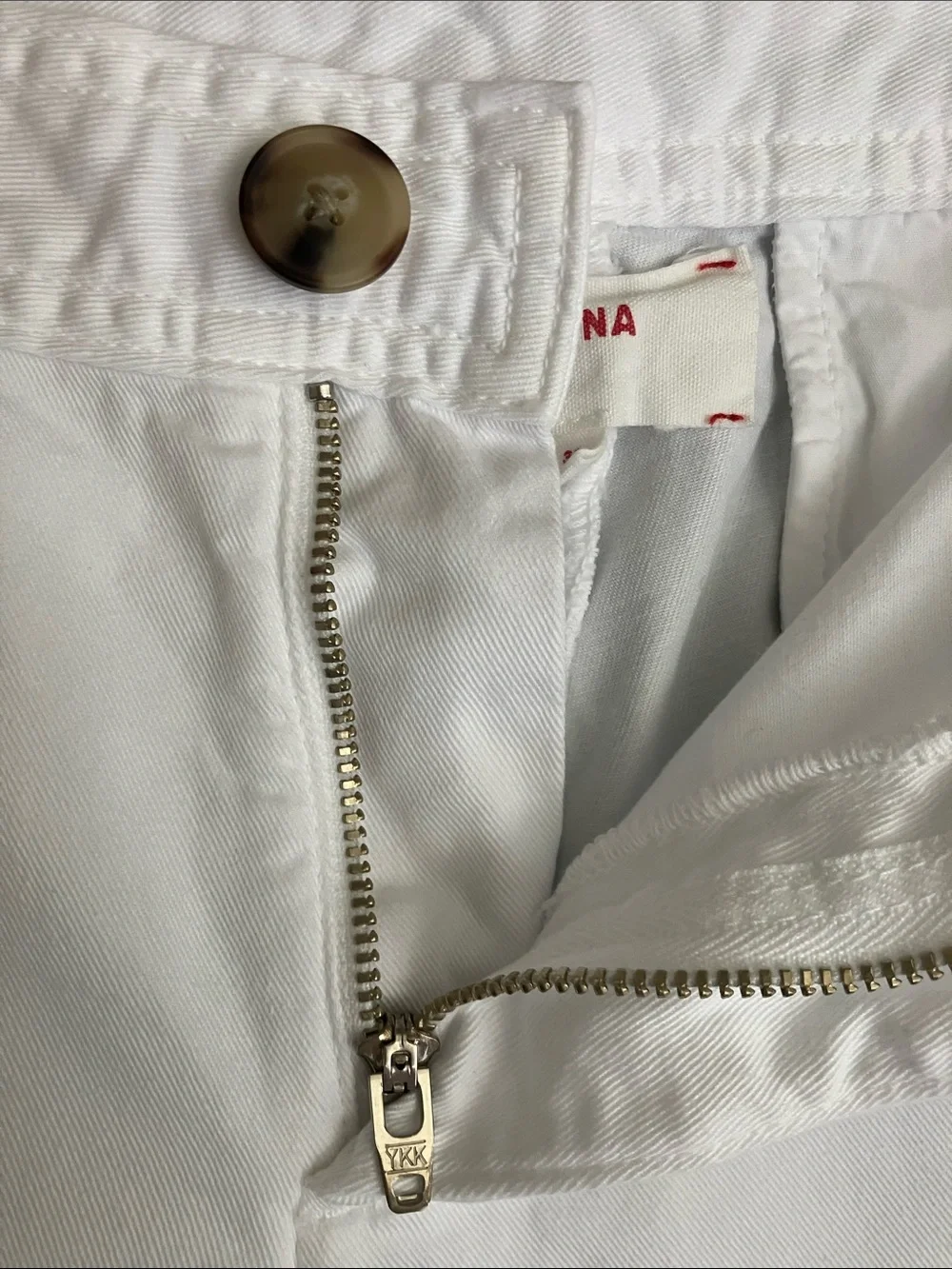 XiRENA Emmanuelle Pant- Blanc/White Lightweight Cotton Fit & Flare Cut Size 30